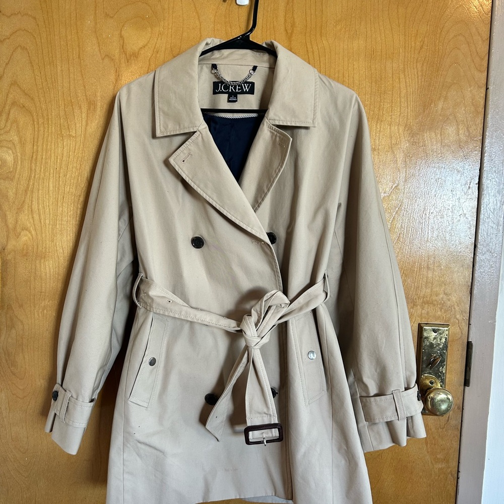 J. Crew Short Trench Coat